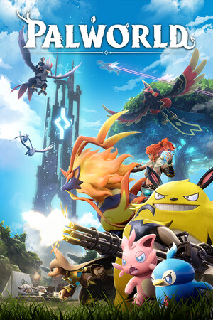 Portada oficial de Palworld, imagen de la ficha de Steam.