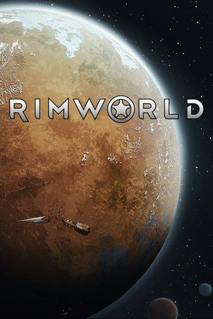 Portada oficial de RimWorld, imagen de la ficha de Steam.